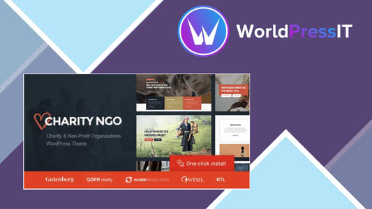 Ngo - charity theme  customization