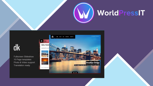 DK | Photography WordPress Theme